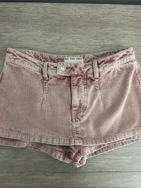 Free People Corduroy Pink Skirt
